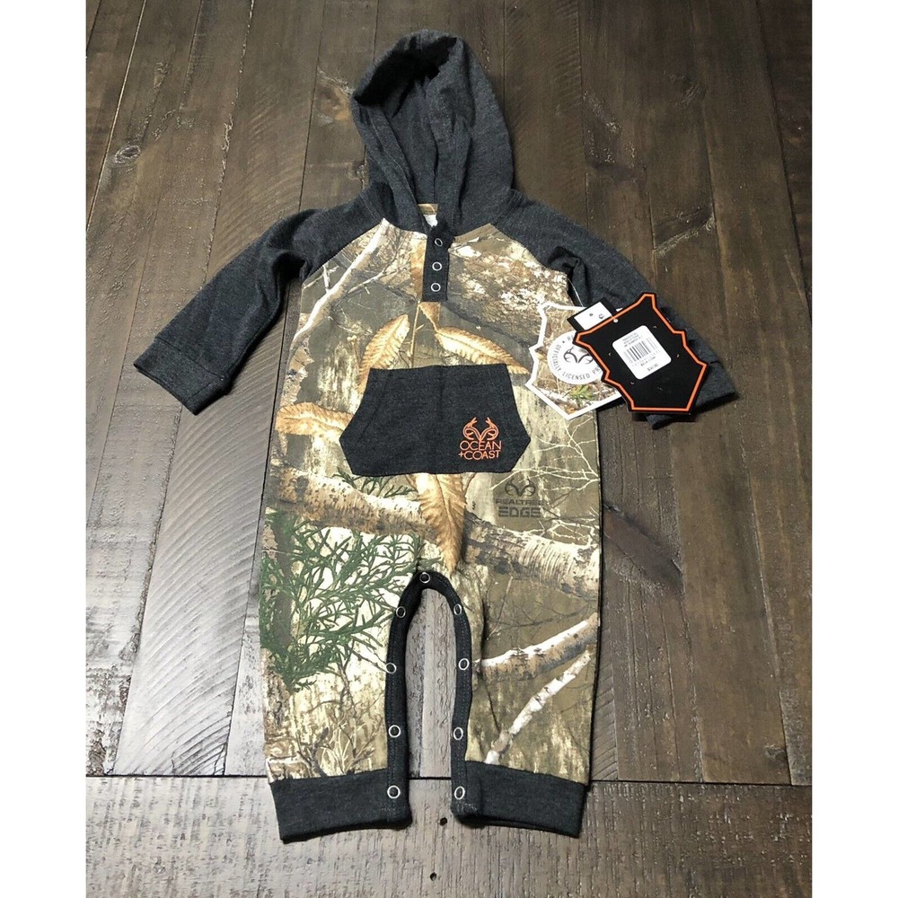 Realtree Camo One Piece w/Hood - Sz 0-3 months - NWT